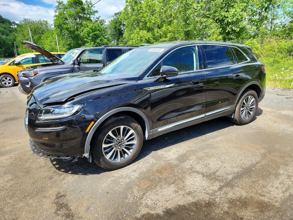 2023 Lincoln Nautilus VIN 2LMPJ8J9XPBL21589 COPART salvage auction — FRONT END, Nj - Cert Of Title-Salvage, sold $10,800 on 2026-07-09 (photo 1)
