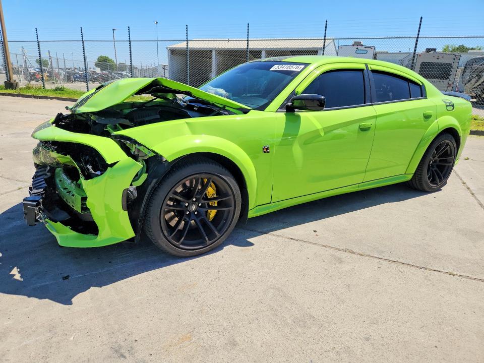 2023 Dodge VIN 2C3CDXGJ1PH543781 COPART salvage auction — FRONT END, Ca - Salvage Certificate, sold $23,300 on 2026-07-20 (photo 1)