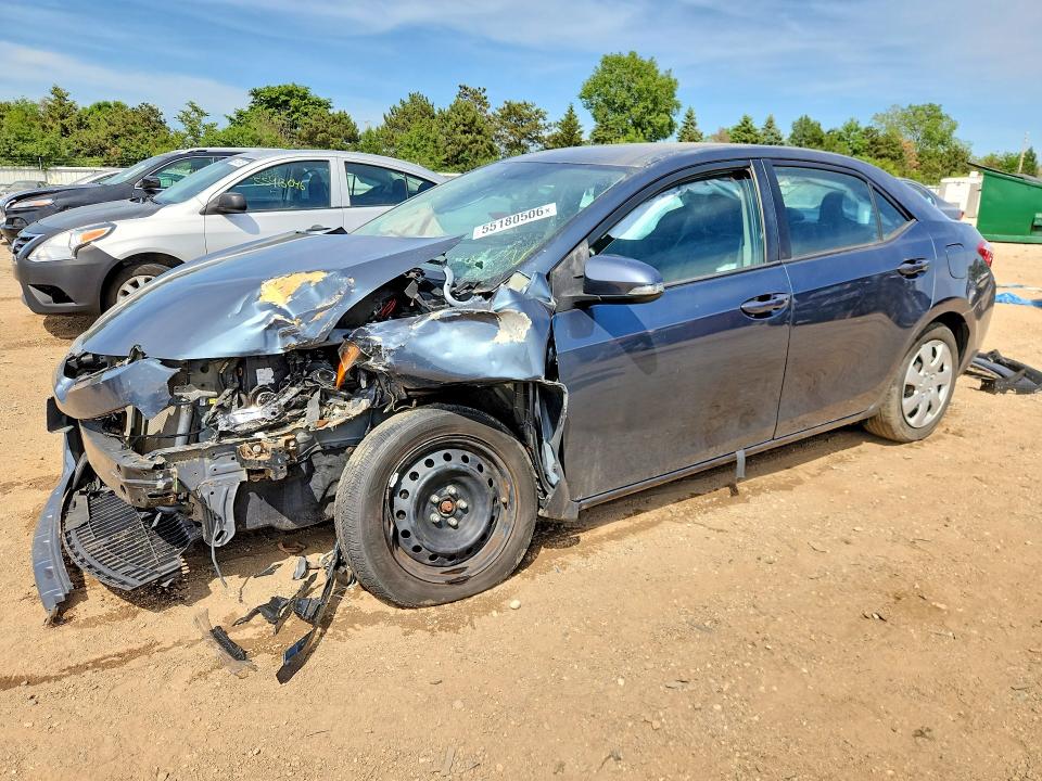 2015 Toyota VIN 2T1BURHE3FC417340 COPART salvage auction — FRONT END, Il - Salvage Certificate, sold $1,200 on 2026-07-02 (photo 1)