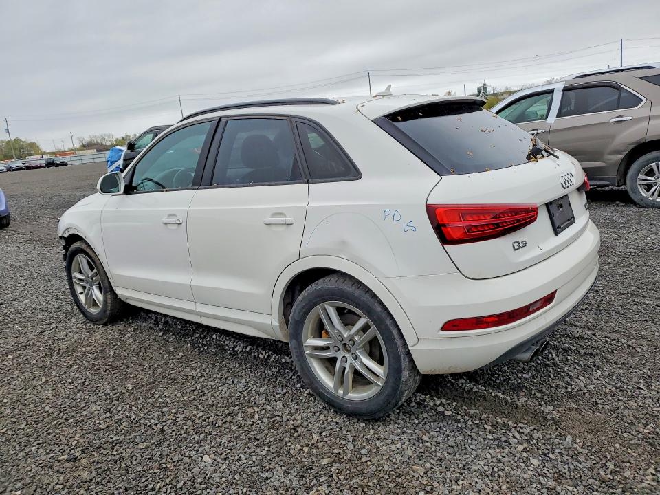 2017 Audi Q3 VIN WA1ECCFS8HR014060 COPART salvage auction — FRONT END, QC - GRAVEMENT ACCIDENTE, sold $3,250 on 2026-07-02 (photo 2)