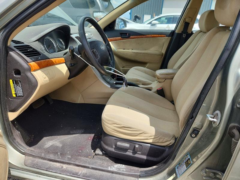 2009 Hyundai Sonata VIN 5NPET46C69H504350 COPART salvage auction — FRONT END, Ut - Salvage Certificate, sold $350 on 2026-07-14 (photo 7)