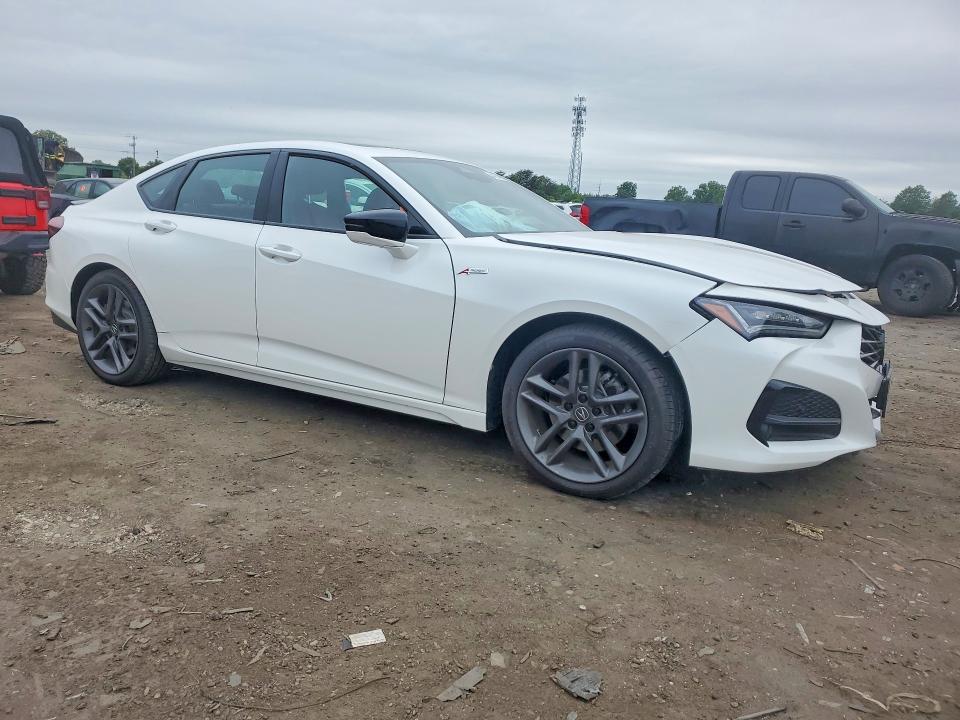 2025 Acura Tlx VIN 19UUB6F5XSA002127 COPART salvage auction — FRONT END, Va - Cert Of Title - Salvage, sold $11,000 on 2026-07-15 (photo 4)