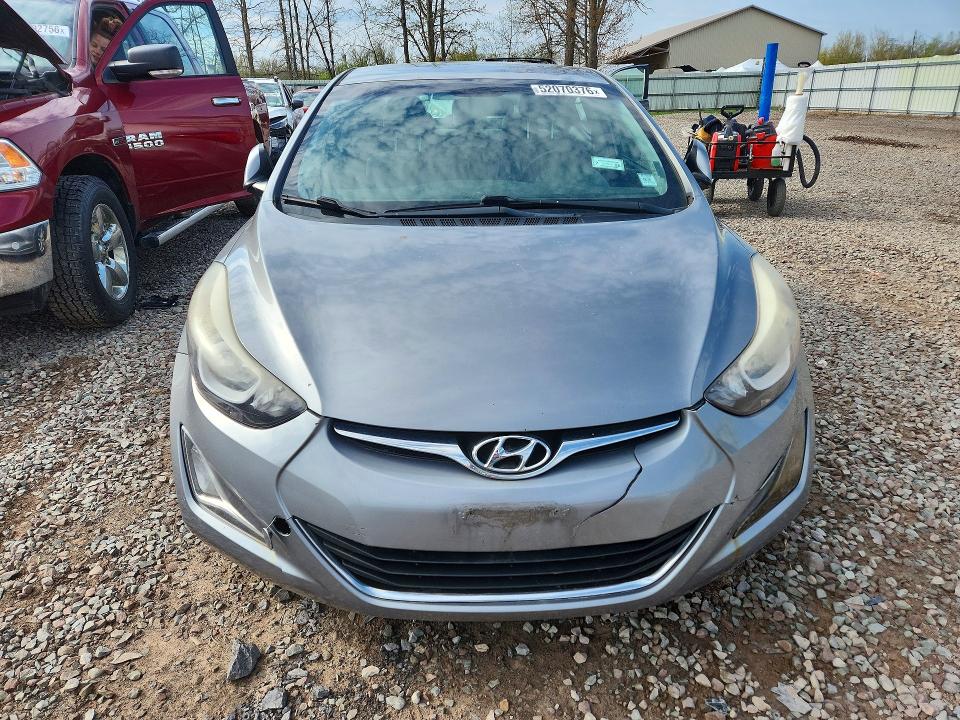 2015 Hyundai Elantra VIN KMHDH4AEXFU235238 COPART salvage auction — VANDALISM, Ny - Mv907A-Parts Only, sold $450 on 2026-07-13 (photo 5)