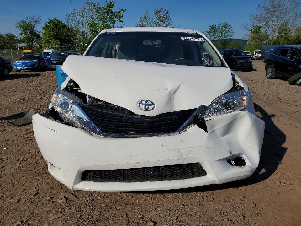 2011 Toyota Sienna VIN 5TDKK3DC8BS109511 COPART salvage auction — FRONT END, PA - CERTIFICATE OF SALVAGE, sold $1,150 on 2026-07-27 (photo 5)