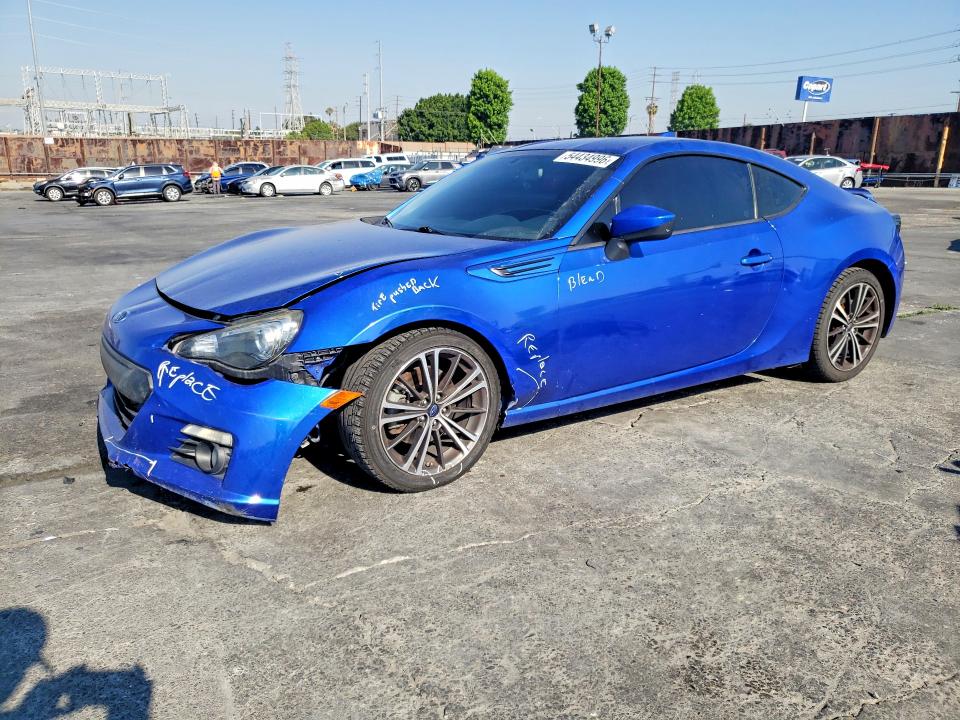 2016 Subaru Brz VIN JF1ZCAC11G8602612 COPART salvage auction — FRONT END, Ca - Salvage Certificate, sold $3,000 on 2026-07-15 (photo 1)