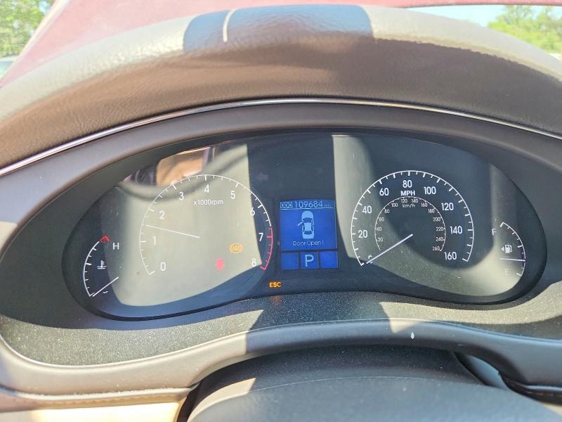 2011 Hyundai Genesis VIN KMHGC4DE4BU124573 COPART salvage auction — FRONT END, Md - Cert Of Salvage > 75% Damage, sold $350 on 2026-07-07 (photo 9)