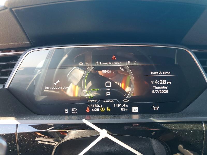 2024 Audi Q8 VIN WA15AAGE9RB020348 COPART salvage auction — REAR END, Ca - Salvage Certificate, sold $17,100 on 2026-07-21 (photo 9)
