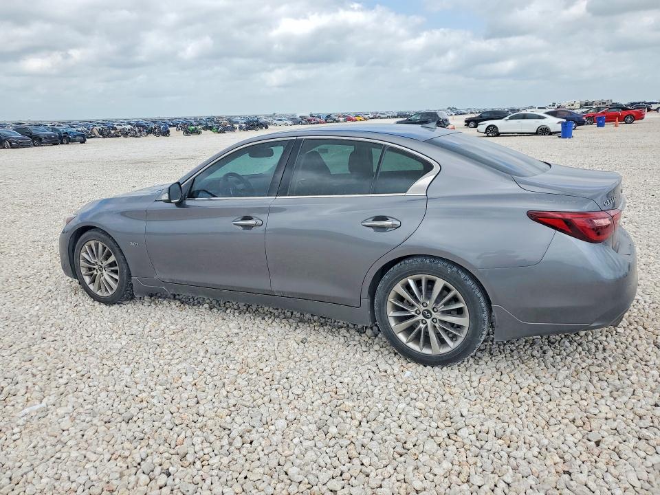 2019 Infiniti Q50 VIN JN1EV7AP3KM518193 COPART salvage auction — SIDE, Tx - Salvage Vehicle Title, sold $4,300 on 2026-07-02 (photo 2)