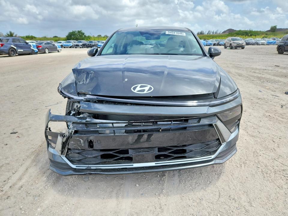 2026 Hyundai Sonata VIN KMHL24JA2TA579945 COPART salvage auction — FRONT END, Fl - Cert Of Title Slvg Rebuildable, sold $5,700 on 2026-07-16 (photo 5)