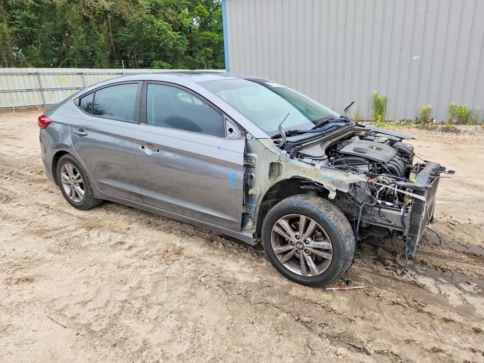 2018 Hyundai Elantra VIN KMHD84LF0JU511876 COPART salvage auction — FRONT END, Fl - Cert Of Title Slvg Rebuildable, sold $1,400 on 2026-07-10 (photo 4)