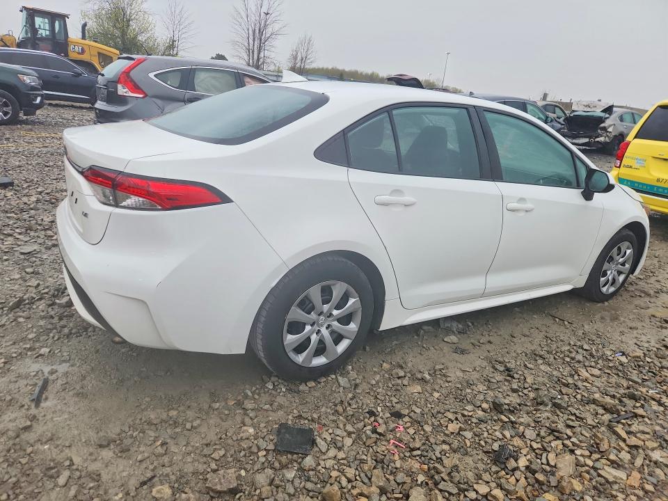 2020 Toyota Corolla VIN 5YFEPRAE8LP078505 COPART salvage auction — FRONT END, Wi - Junked Vehicle Bill Of Sale, sold $2,800 on 2026-07-06 (photo 3)
