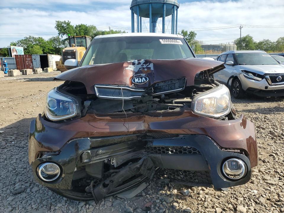 2017 Kia Soul VIN KNDJP3A54H7489890 COPART salvage auction — FRONT END, Il - Salvage Certificate, sold $1,550 on 2026-07-08 (photo 5)