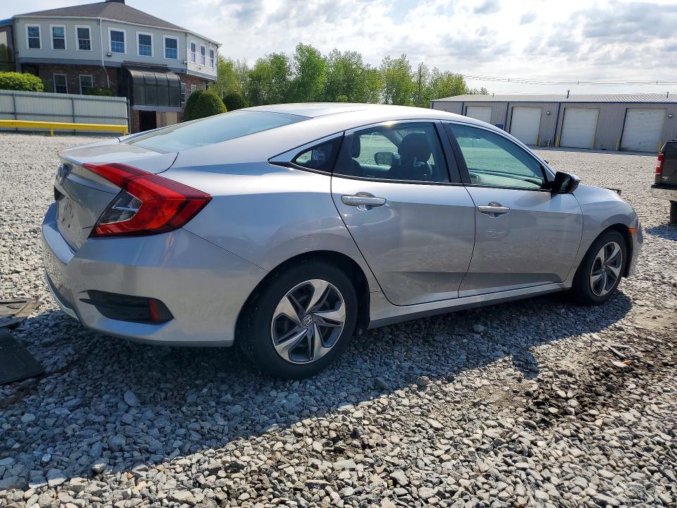2019 Honda Civic VIN 2HGFC2F62KH540989 COPART salvage auction — SIDE, MA - CERT OF TITLE-SALVAGE, sold $4,700 on 2026-07-02 (photo 3)