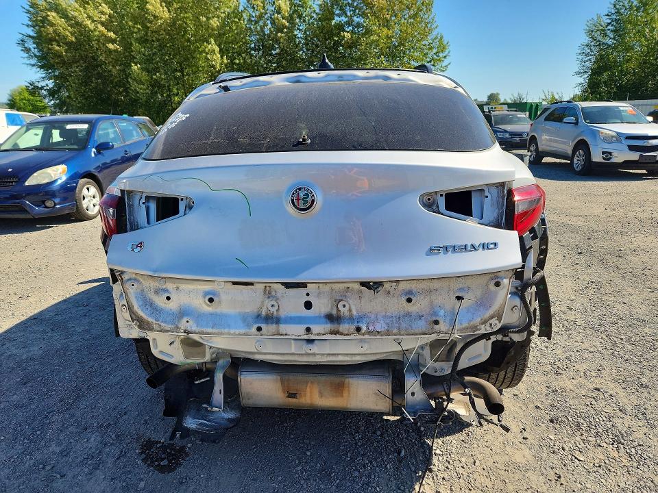 2018 Alfa romeo Stelvio VIN ZASFAKPN9J7B96878 COPART salvage auction — REAR END, Wa - Bill Of Sale, sold $4,700 on 2026-07-06 (photo 6)
