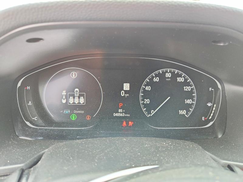 2022 Honda Accord VIN 1HGCV1F46NA054856 COPART salvage auction — SIDE, Il - Salvage Certificate, sold $10,500 on 2026-07-27 (photo 9)