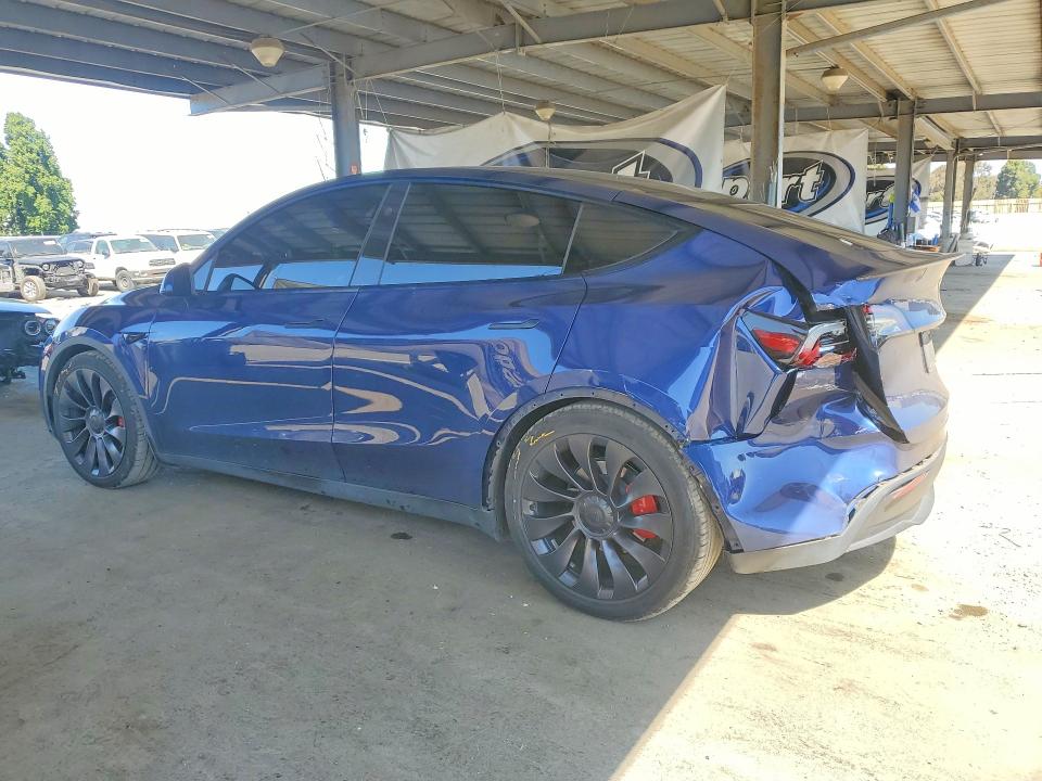 2023 Tesla Model y VIN 7SAYGDEF3PF906287 COPART salvage auction — REAR END, Ca - Salvage Certificate, sold $13,500 on 2026-07-02 (photo 2)