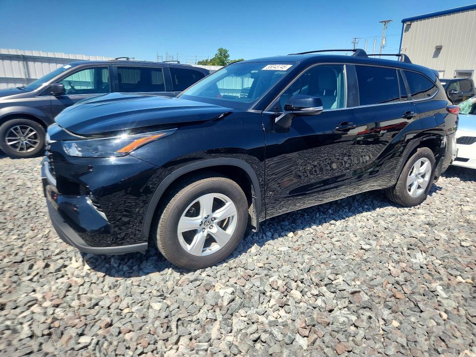 2023 Toyota Highlander VIN 5TDKDRBH5PS501364 COPART salvage auction — REAR END, WI - JUNKED VEHICLE BILL OF SALE, sold $11,600 on 2026-07-06 (photo 1)