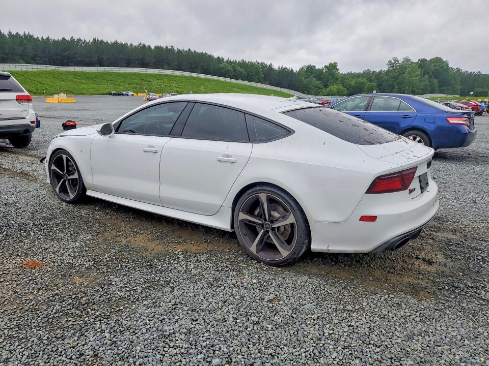 2017 Audi S7 VIN WUAWAAFC0HN901045 COPART salvage auction — FRONT END, Nc - Salvage Certificate Of Title, sold $7,700 on 2026-07-30 (photo 2)