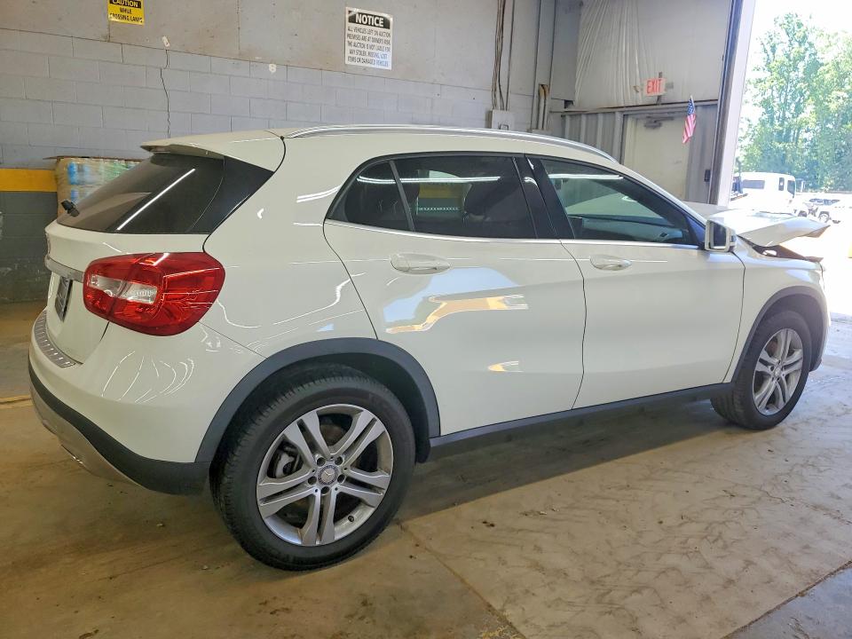 2015 Mercedes-benz Gla-klasse VIN WDCTG4EB8FJ165155 COPART salvage auction — FRONT END, Nc - Salvage Certificate Of Title, sold $2,250 on 2026-07-15 (photo 3)