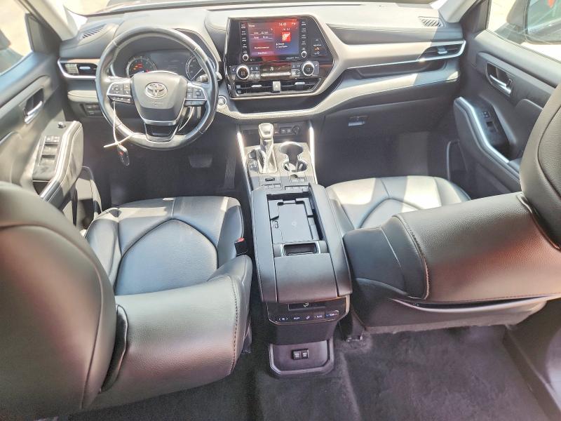 2021 Toyota Highlander VIN 5TDGZRBHXMS120399 COPART salvage auction — Hail, TX - CERTIFICATE OF TITLE, sold $21,500 on 2026-07-08 (photo 8)