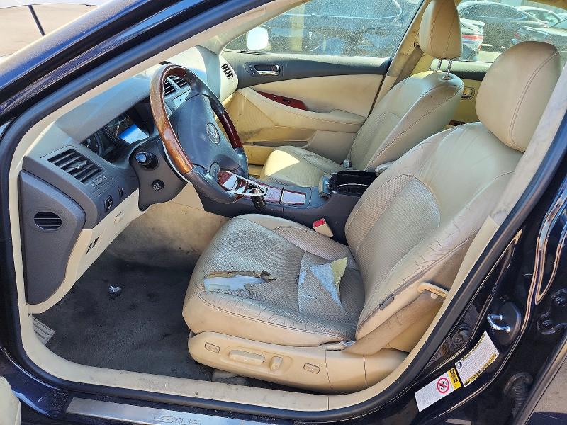 2009 Lexus ES VIN JTHBJ46G592307634 COPART salvage auction — VANDALISM, Ca - Salvage Certificate, sold $400 on 2026-07-13 (photo 7)
