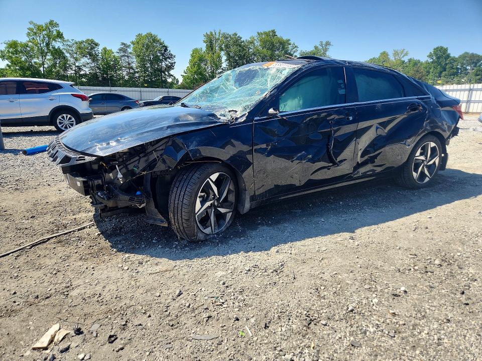 2022 Hyundai Elantra VIN KMHLP4AG7NU341533 COPART salvage auction — ROLLOVER, Sc - Non-Reb & Rem Salvage Title, sold $1,100 on 2026-07-15 (photo 1)