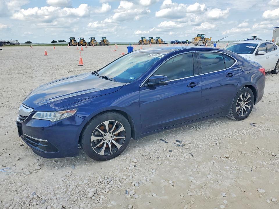 2017 Acura Tlx VIN 19UUB1F58HA003563 COPART salvage auction — FRONT END, TX - SALVAGE VEHICLE TITLE, sold $80 on 2026-07-23 (photo 1)