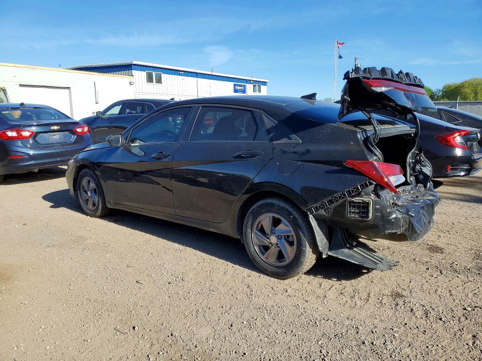 2025 Hyundai Elantra VIN KMHLM4DGXSU951877 COPART salvage auction — REAR END, On - Permit Salvage, sold $5,400 on 2026-07-07 (photo 2)