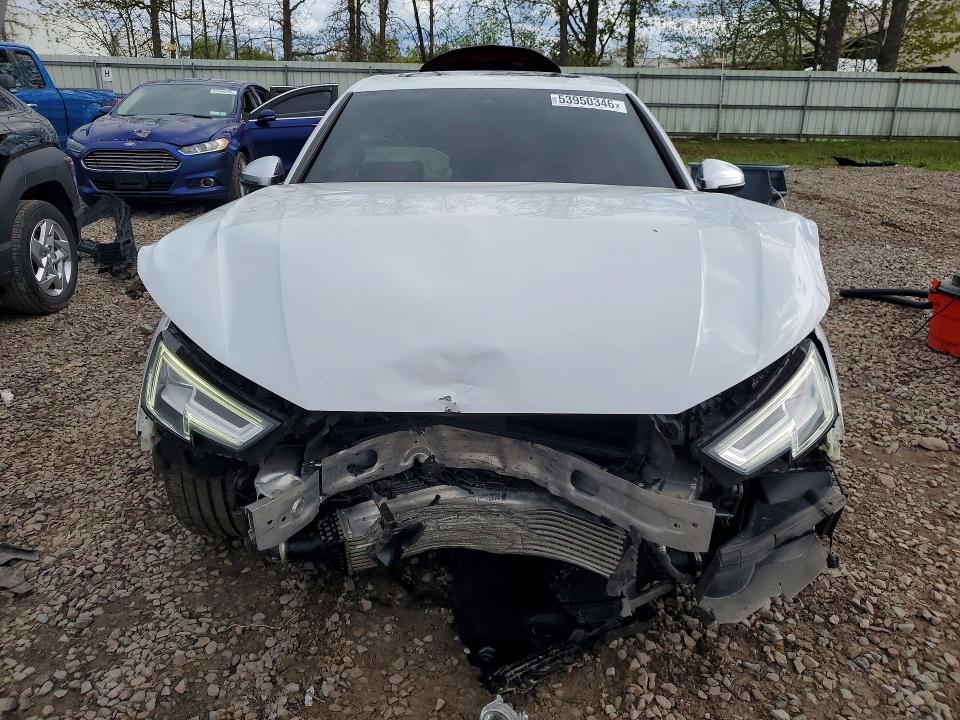 2018 Audi Rs4 VIN WAUB4AF42JA002869 COPART salvage auction — FRONT END, Ny - Mv-907A Salvage Certificate, sold $4,550 on 2026-07-06 (photo 5)