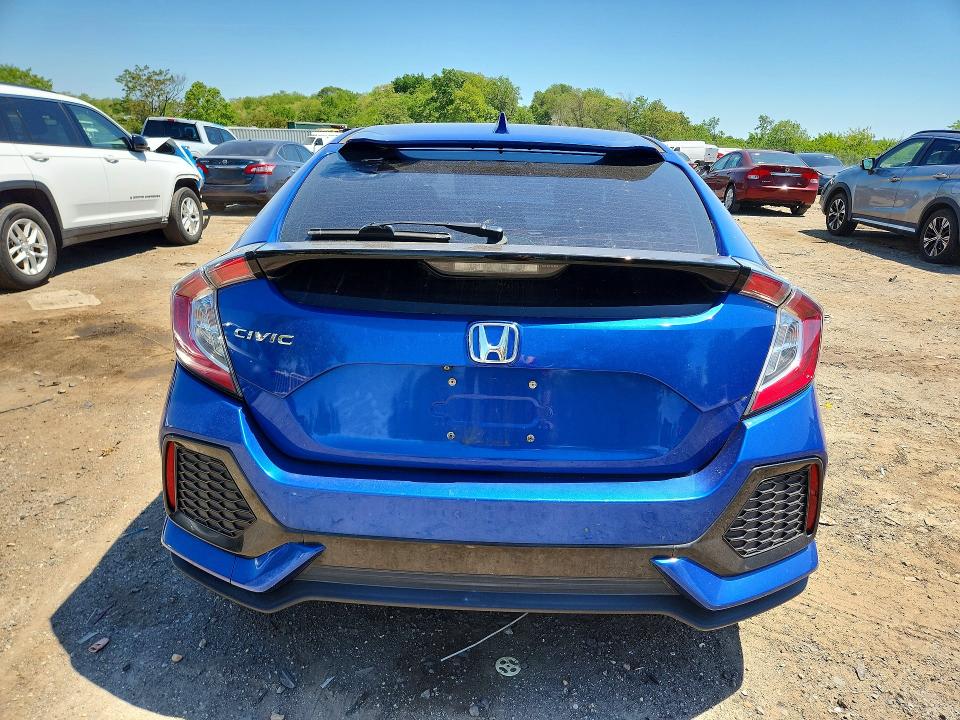 2017 Honda Civic VIN SHHFK7H27HU402337 COPART salvage auction — FRONT END, Md - Cert Of Salvage > 75% Damage, sold $650 on 2026-07-28 (photo 6)