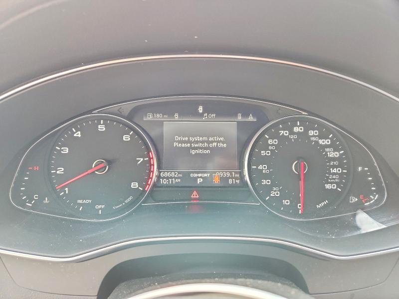 2019 Audi A6 VIN WAUD8AF20KN127388 COPART salvage auction — FRONT END, Nc - Salvage Certificate Of Title, sold $12,000 on 2026-07-10 (photo 9)
