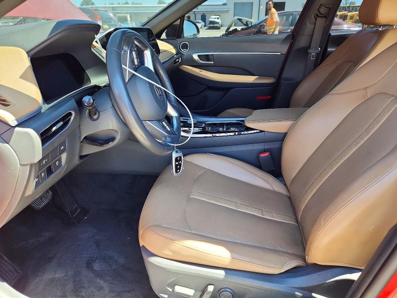 2020 Hyundai Sonata VIN 5NPEF4JA2LH039683 COPART salvage auction — FRONT END, Nc - Salvage Certificate Of Title, sold $3,300 on 2026-07-06 (photo 7)