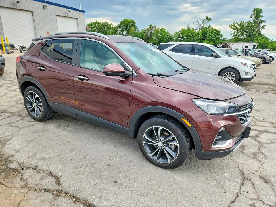 2022 Buick Encore VIN KL4MMDSL3NB044441 COPART salvage auction — HAIL, Mo - Salvage Certificate Of Title, sold $3,000 on 2026-07-08 (photo 4)