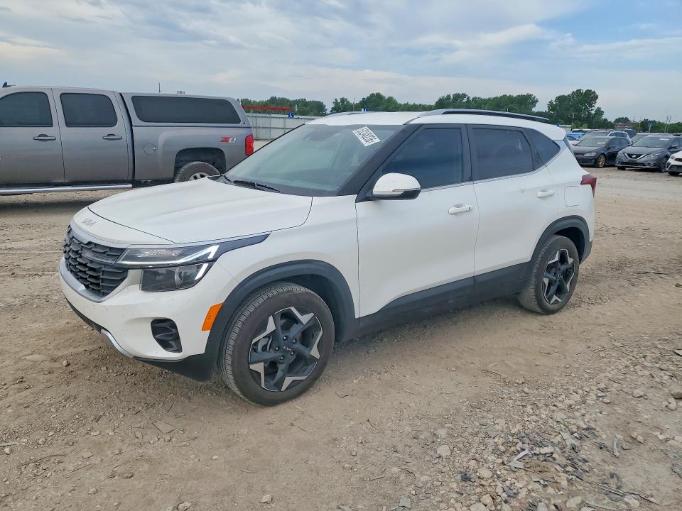 2025 Kia Seltos VIN KNDER2AA8S7783772 COPART salvage auction — HAIL, Mo - Salvage Certificate Of Title, sold $11,300 on 2026-07-14 (photo 1)