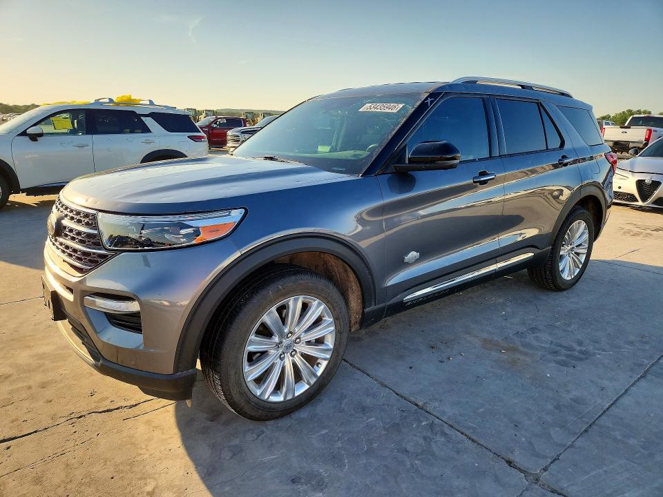2022 Ford Explorer VIN 1FM5K8LC0NGA88692 COPART salvage auction — HAIL, TX - CERTIFICATE OF TITLE, sold $18,000 on 2026-07-09 (photo 1)