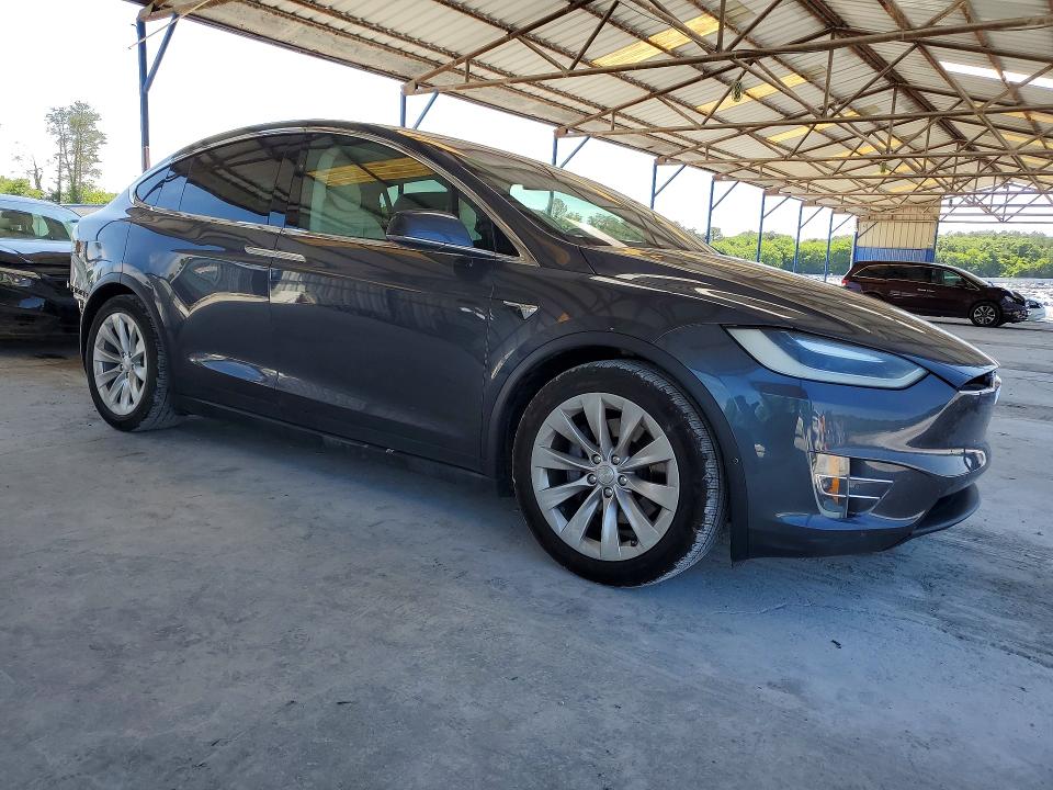 2017 Tesla Model x VIN 5YJXCDE27HF067005 COPART salvage auction — REAR END, Ga - Cert Of Title-Salvage, sold $6,300 on 2026-07-23 (photo 4)