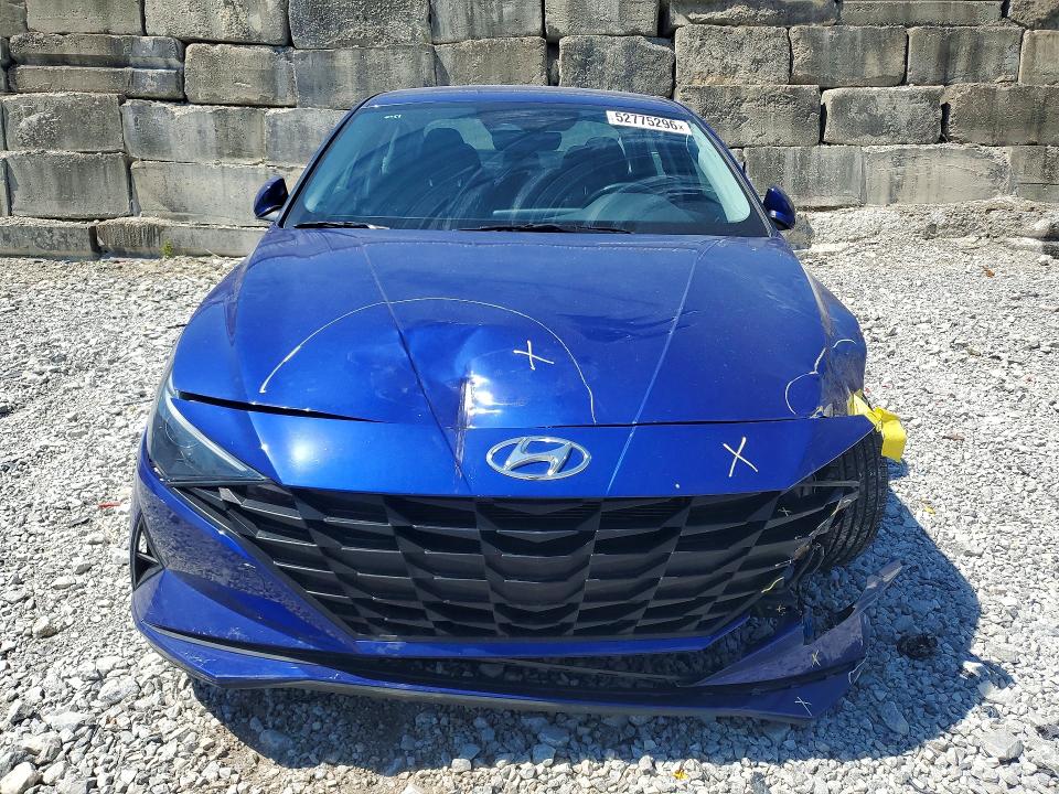 2022 Hyundai Elantra VIN KMHLM4AG2NU271724 COPART salvage auction — FRONT END, Oh - Cert Of Title-Salvage, sold $3,500 on 2026-07-17 (photo 5)