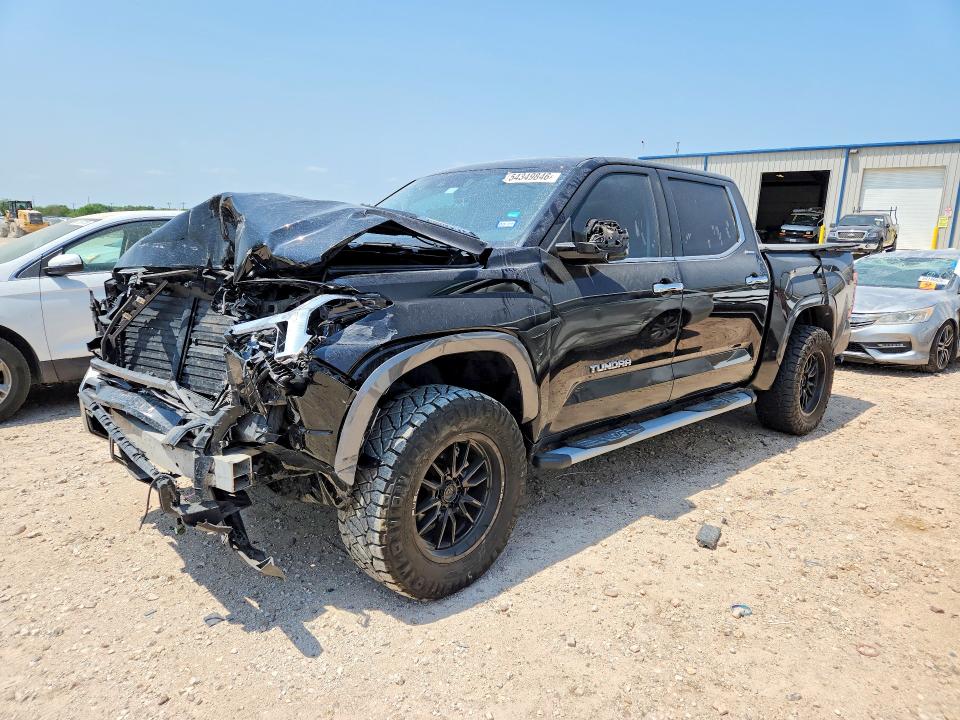 2023 Toyota Tundra VIN 5TFJC5DB0PX017712 COPART salvage auction — FRONT END, Tx - Salvage Vehicle Title, sold $17,200 on 2026-07-16 (photo 1)