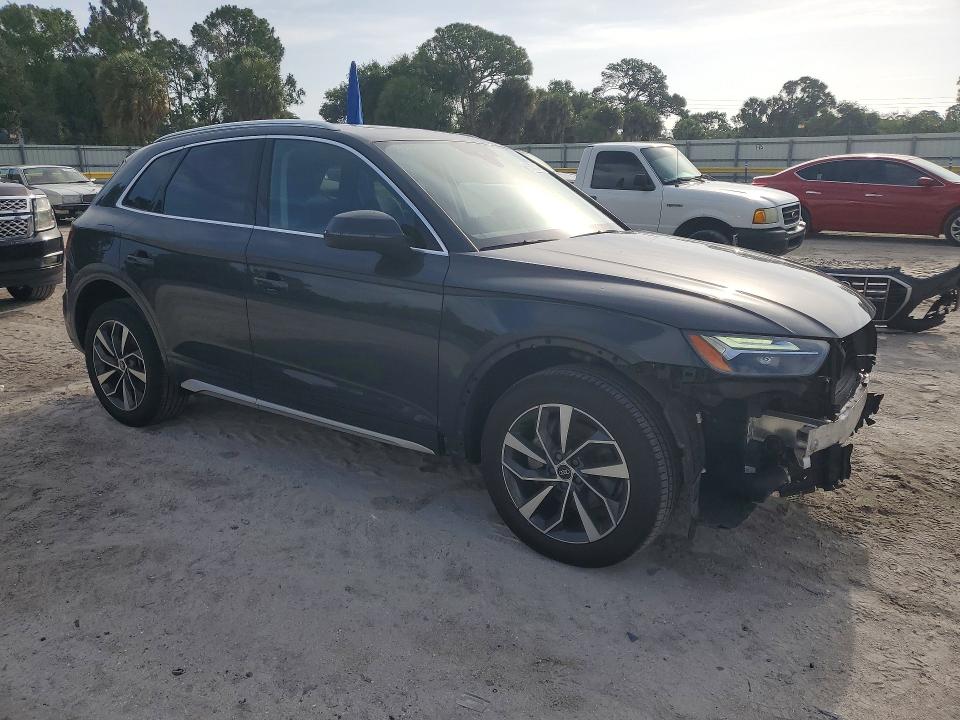 2021 Audi Q5 VIN WA1AAAFY7M2099778 COPART salvage auction — FRONT END, Fl - Certificate Of Destruction, sold $9,800 on 2026-07-08 (photo 4)