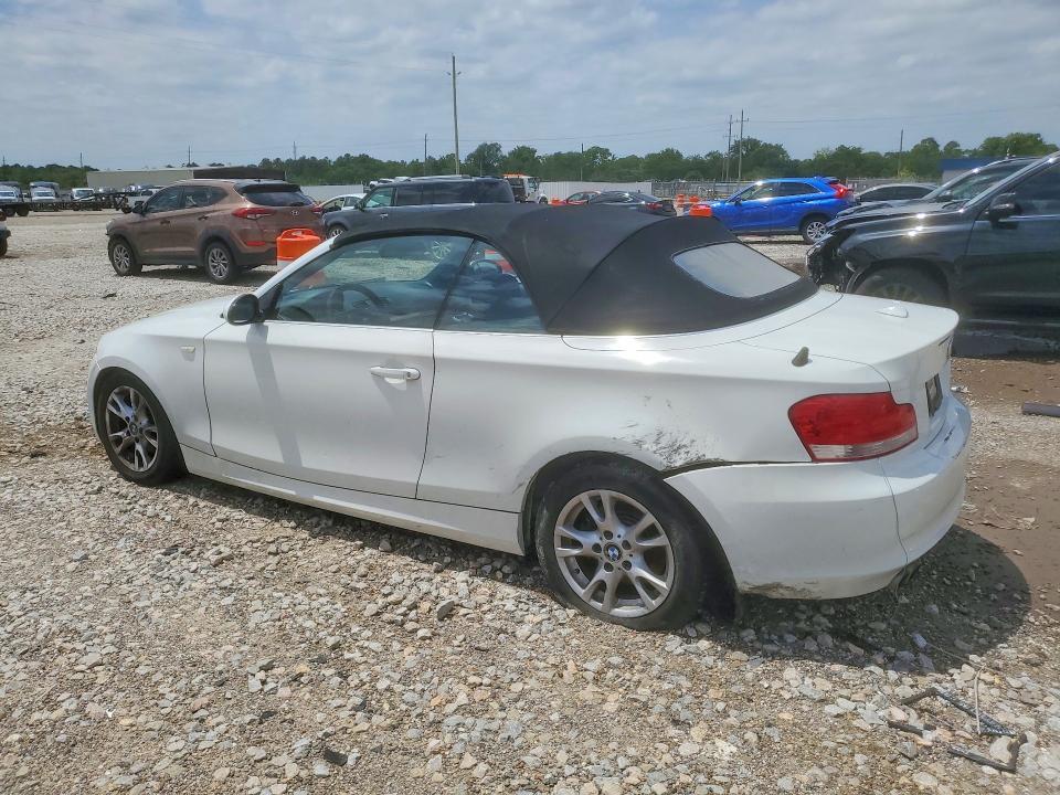 2008 BMW 1er VIN WBAUL73538VE89940 COPART salvage auction — REAR END, Tx - Salvage Vehicle Title, sold $550 on 2026-07-13 (photo 2)