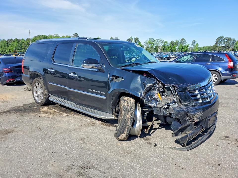 2011 Cadillac Escalade VIN 1GYS4HEF5BR348961 COPART salvage auction — FRONT END, Nc - Salvage Certificate Of Title, sold $1,150 on 2026-07-23 (photo 4)