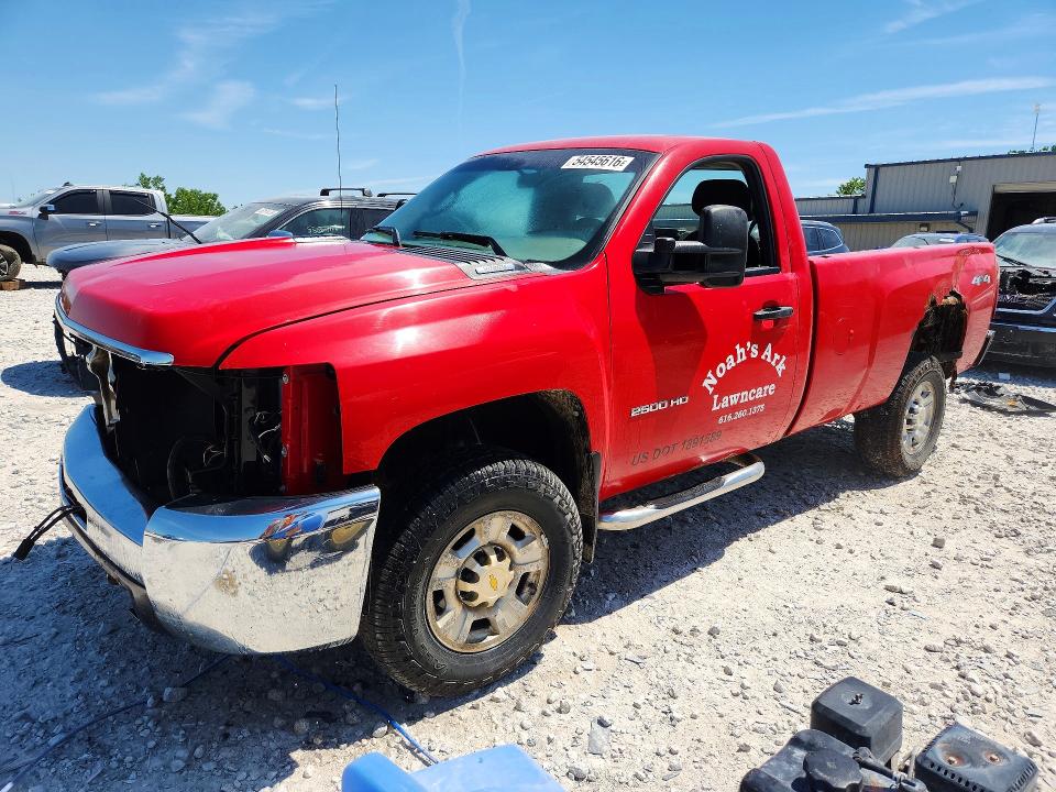 2010 Chevrolet Silverado 2500 VIN 1GC3KVBG8AF112087 COPART salvage auction — FRONT END, Mi - Certificate Of Title, sold $3,700 on 2026-07-09 (photo 1)