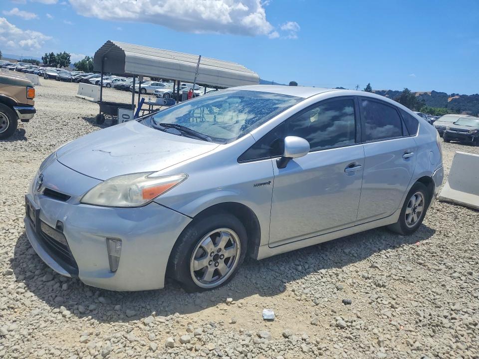 2013 Toyota Prius VIN JTDKN3DU5D1633151 COPART salvage auction — VANDALISM, Ca - Salvage Certificate, sold $400 on 2026-07-30 (photo 1)