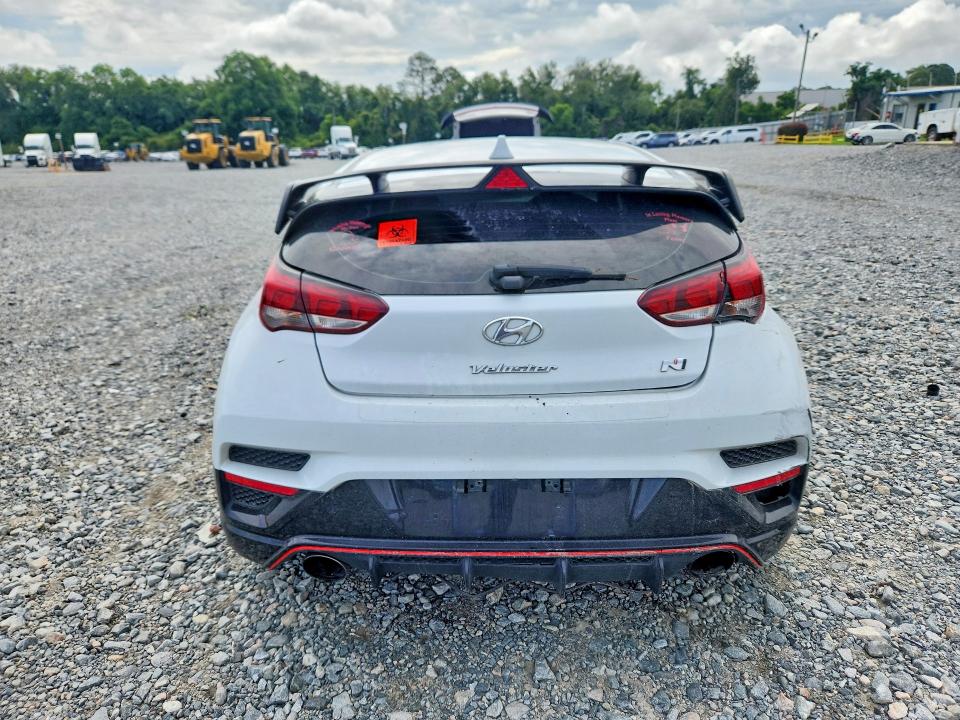 2020 Hyundai Veloster VIN KMHT36AH1LU004787 COPART salvage auction — FRONT END, Ga - Cert Of Title-Salvage, sold $2,000 on 2026-07-14 (photo 6)