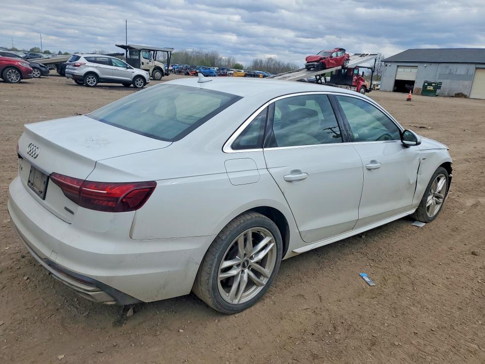 2020 Audi A4 VIN WAUDNAF40LN012933 COPART salvage auction — FRONT END, Mi - Certificate Of Title, sold $6,900 on 2026-07-22 (photo 3)