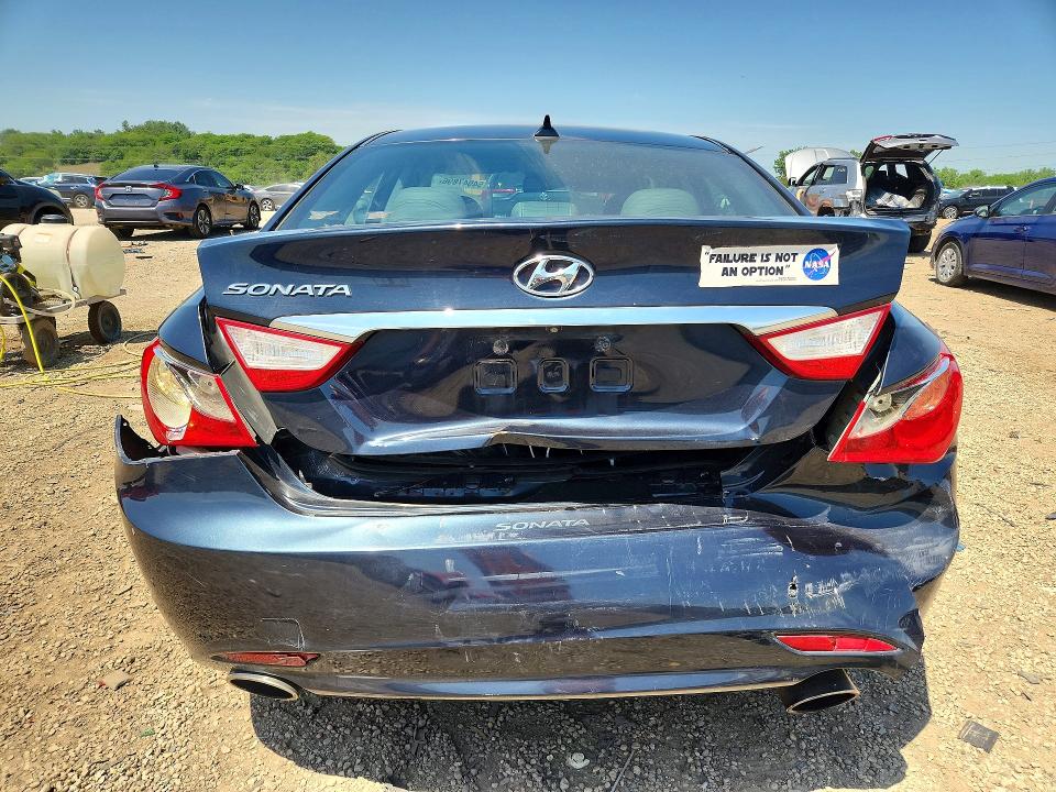 2013 Hyundai Sonata VIN 5NPEC4ACXDH669141 COPART salvage auction — REAR END, Il - Salvage Certificate, sold $700 on 2026-07-29 (photo 6)