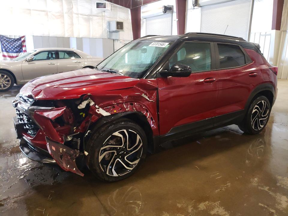 2025 Chevrolet VIN KL79MUSL6SB012524 COPART salvage auction — FRONT END, Mn - Cert Of Title-Salvage, sold $9,300 on 2026-07-13 (photo 1)