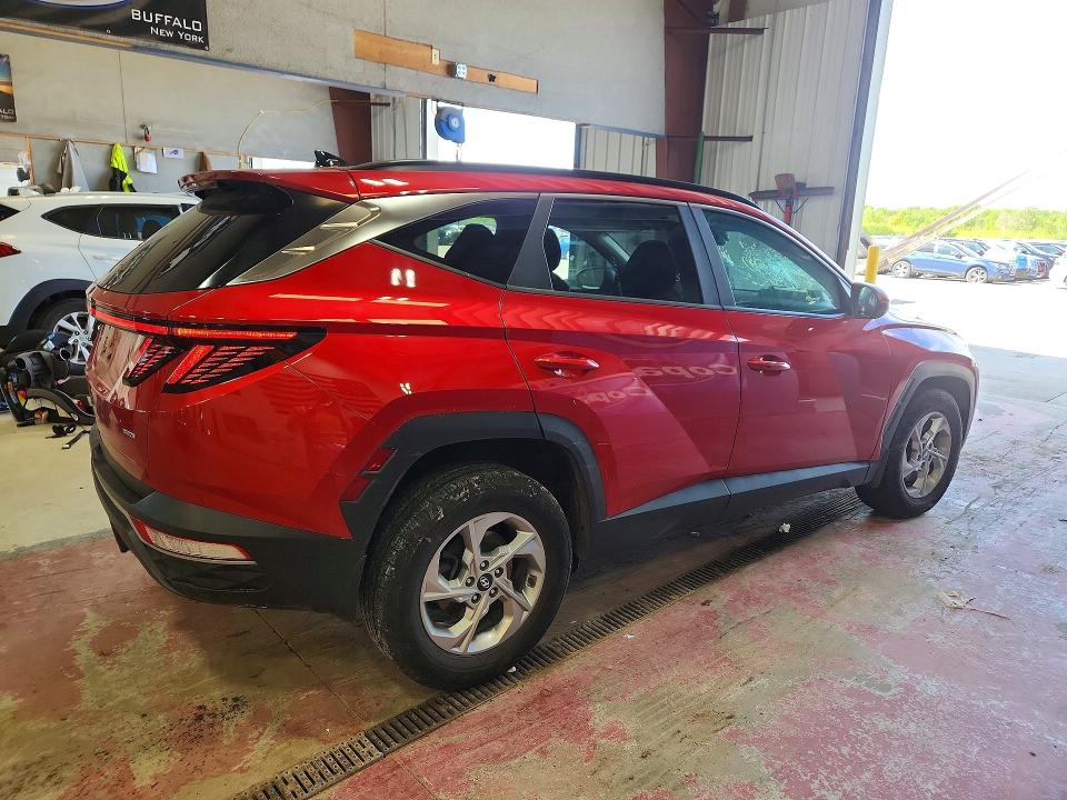 2022 Hyundai Tucson VIN 5NMJBCAE6NH088733 COPART salvage auction — FRONT END, Ny - Mv-907A Salvage Certificate, sold $3,700 on 2026-07-02 (photo 3)