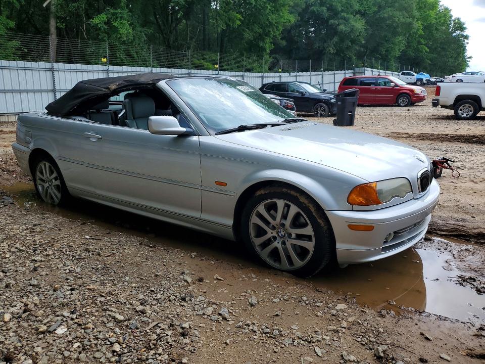 2003 BMW 3er VIN WBABS534X3JU98377 COPART salvage auction — ROOF, Ga - Cert Of Title-Salvage, sold $900 on 2026-07-10 (photo 4)