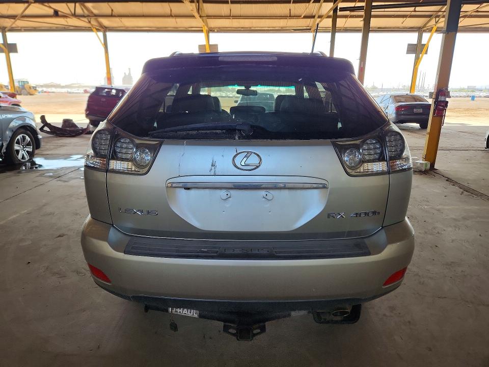 2007 Lexus Rx 400h VIN JTJHW31UX72016898 COPART salvage auction — MECHANICAL, Az - Certificate Of Title, sold $525 on 2026-07-13 (photo 6)